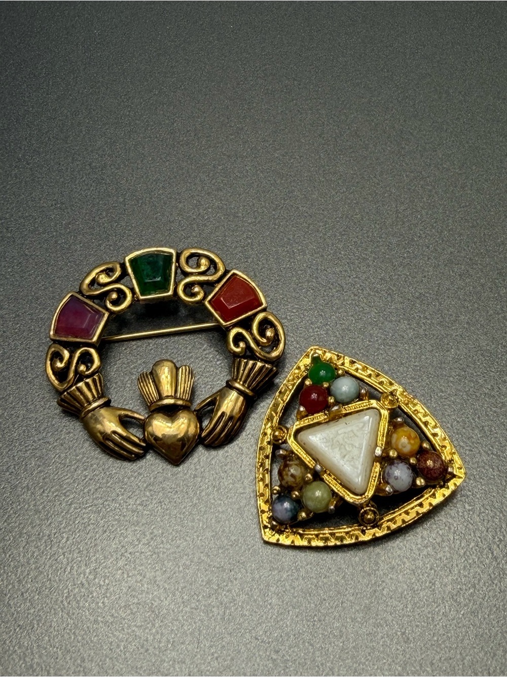 Vintage Soldor Celtic Brooches #cz86